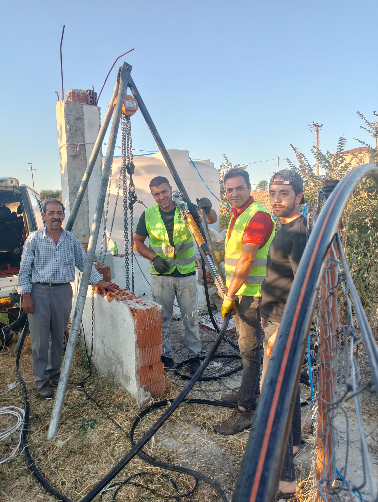 Yeni kuyu açma çalışması